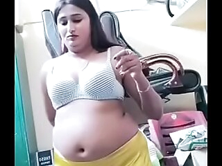 Swathi naidu sexy dress change and getting ready for shoot part -3